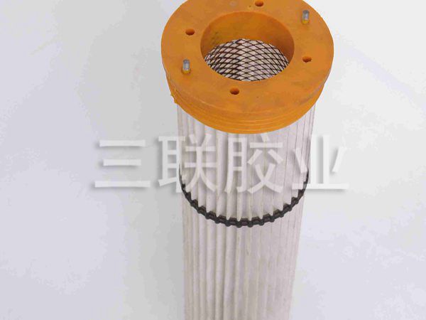 Special adhesive for dust removal filter cartridge